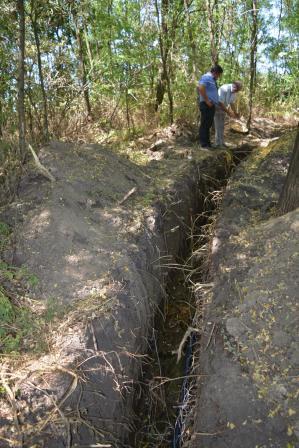 В хуторе Красный Зеленчук на улице Почтовой провели водопровод
